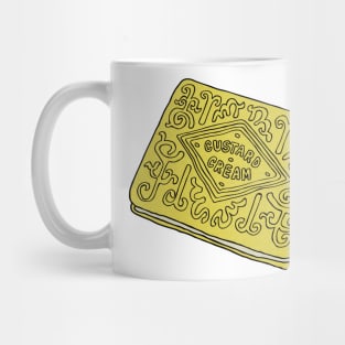 Custard Cream Biscuit / Cookie Mug